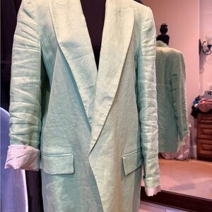 Zara Light Green Blazer